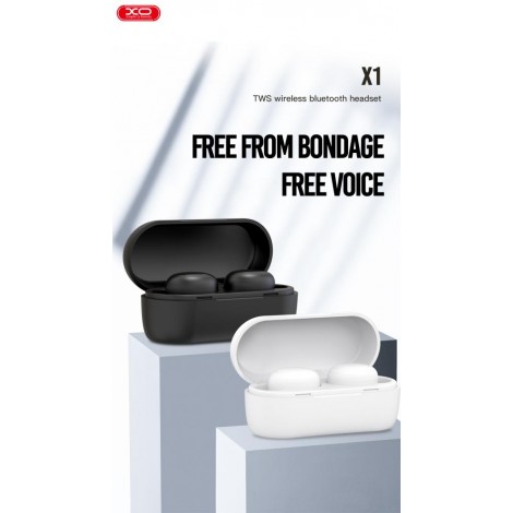 Бездротові навушникі Bluetooth headphones XO X1 (White)